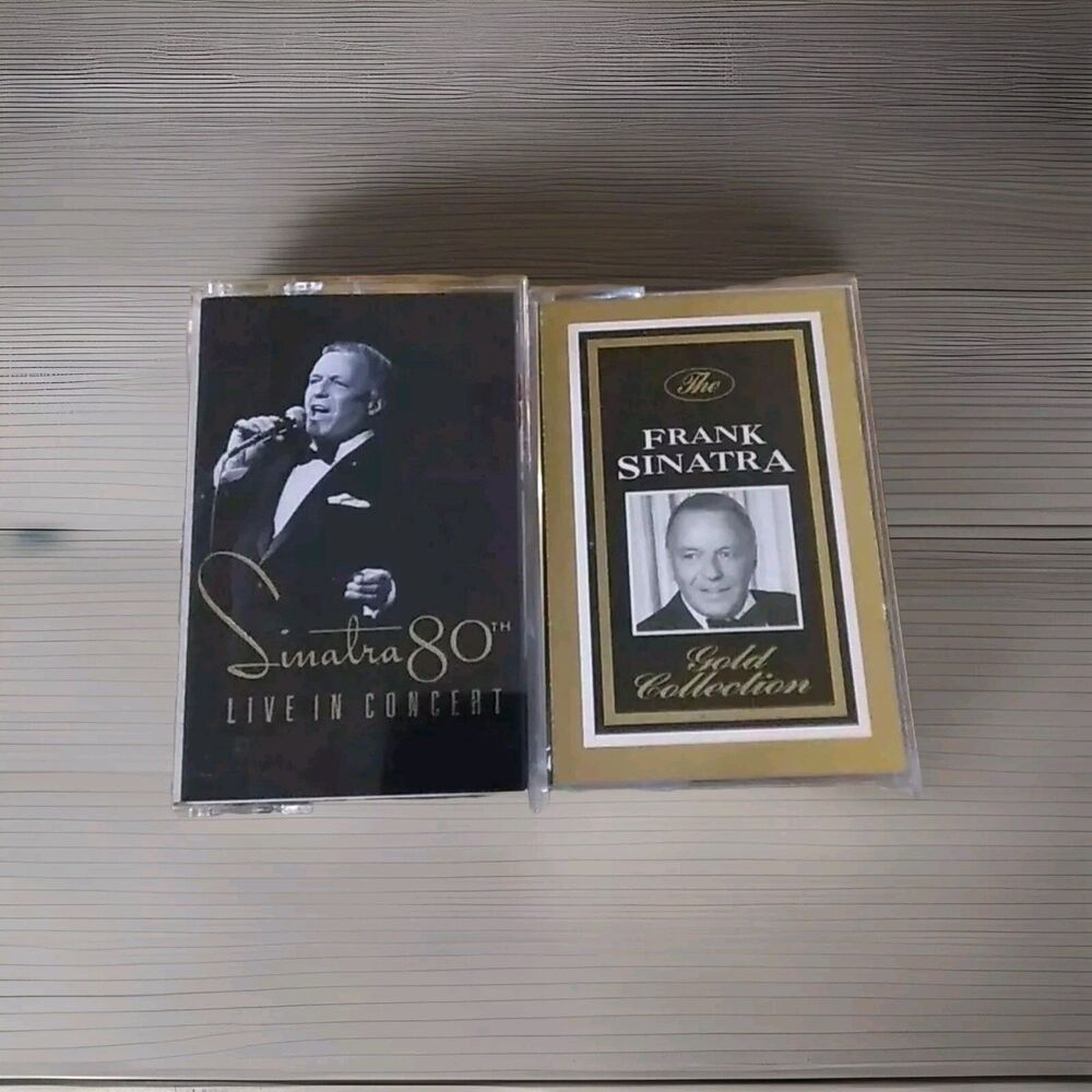 Frank Sinatra cassette tapes lot Of 2  Live In Concert & Gold Collection